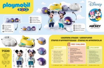 playmobil 71320 - Tren Nube de Mickey y Minnie Disney