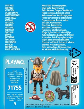 playmobil 71755 - Vikingo con perro guardián